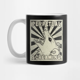 Vintage Possum Poster Mug